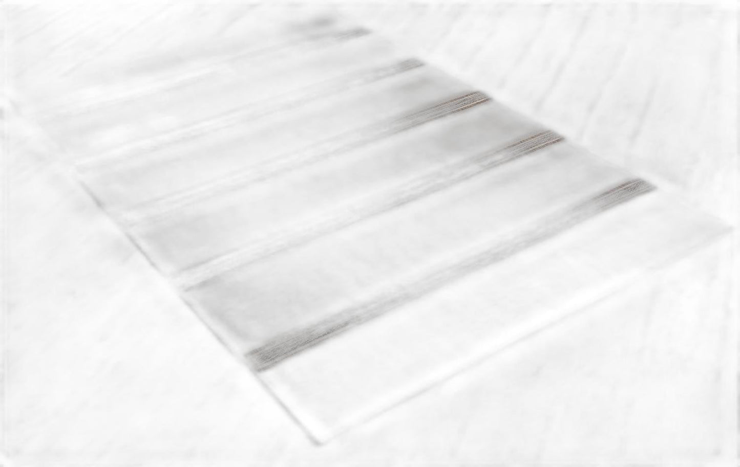 HomeRoots 3' x 20' Ivory Transitional Striped Runner Rug