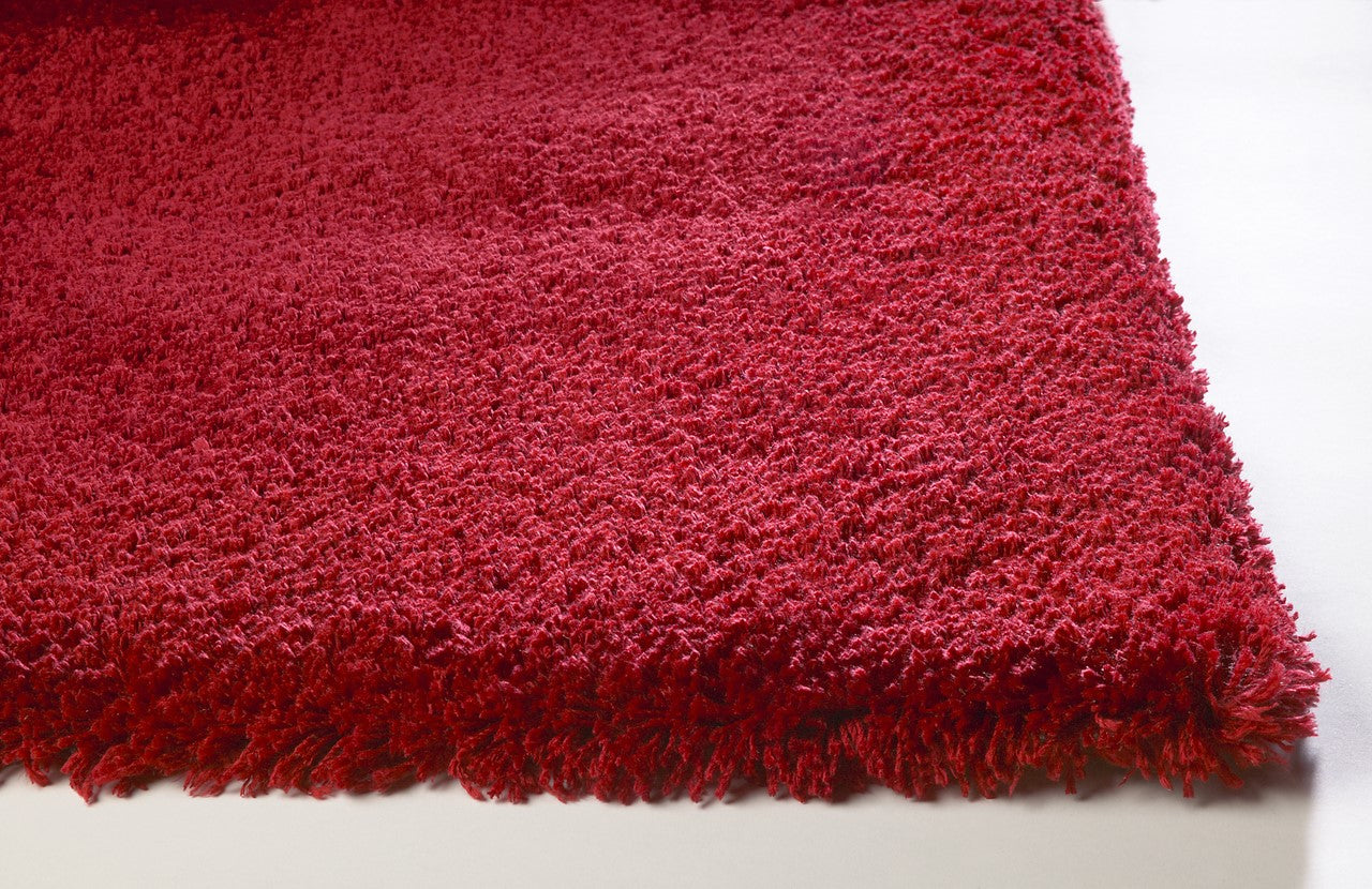 HomeRoots 3' x 5' Red Indoor Shag Rug