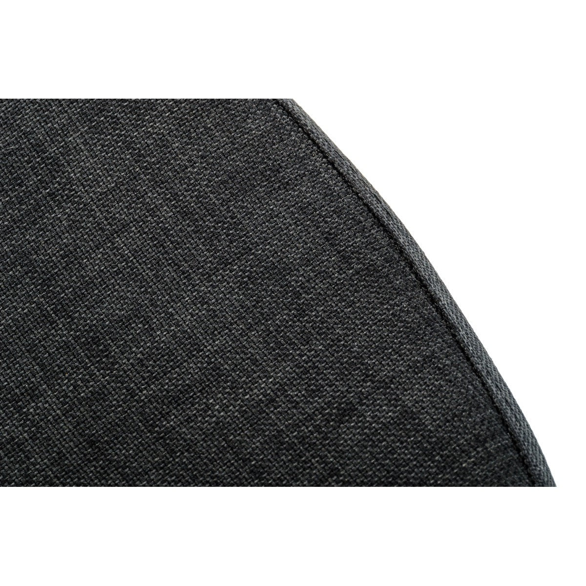 HomeRoots 34" Fabric And Metal Dining Chair In Dark Grey