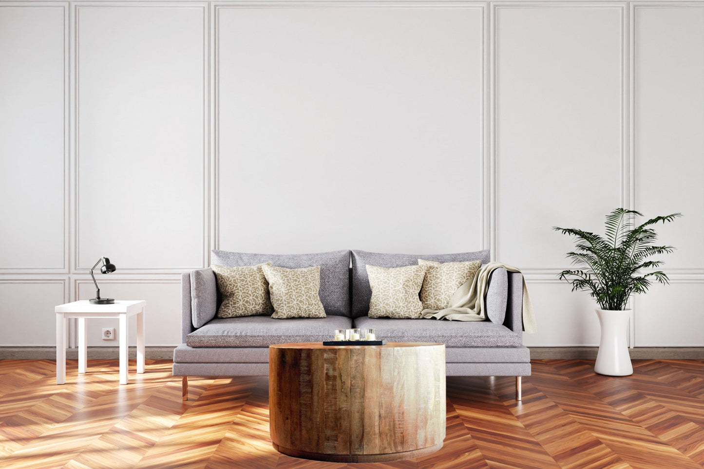 HomeRoots 34" Rustic Natural Wooden Stump Coffee Table