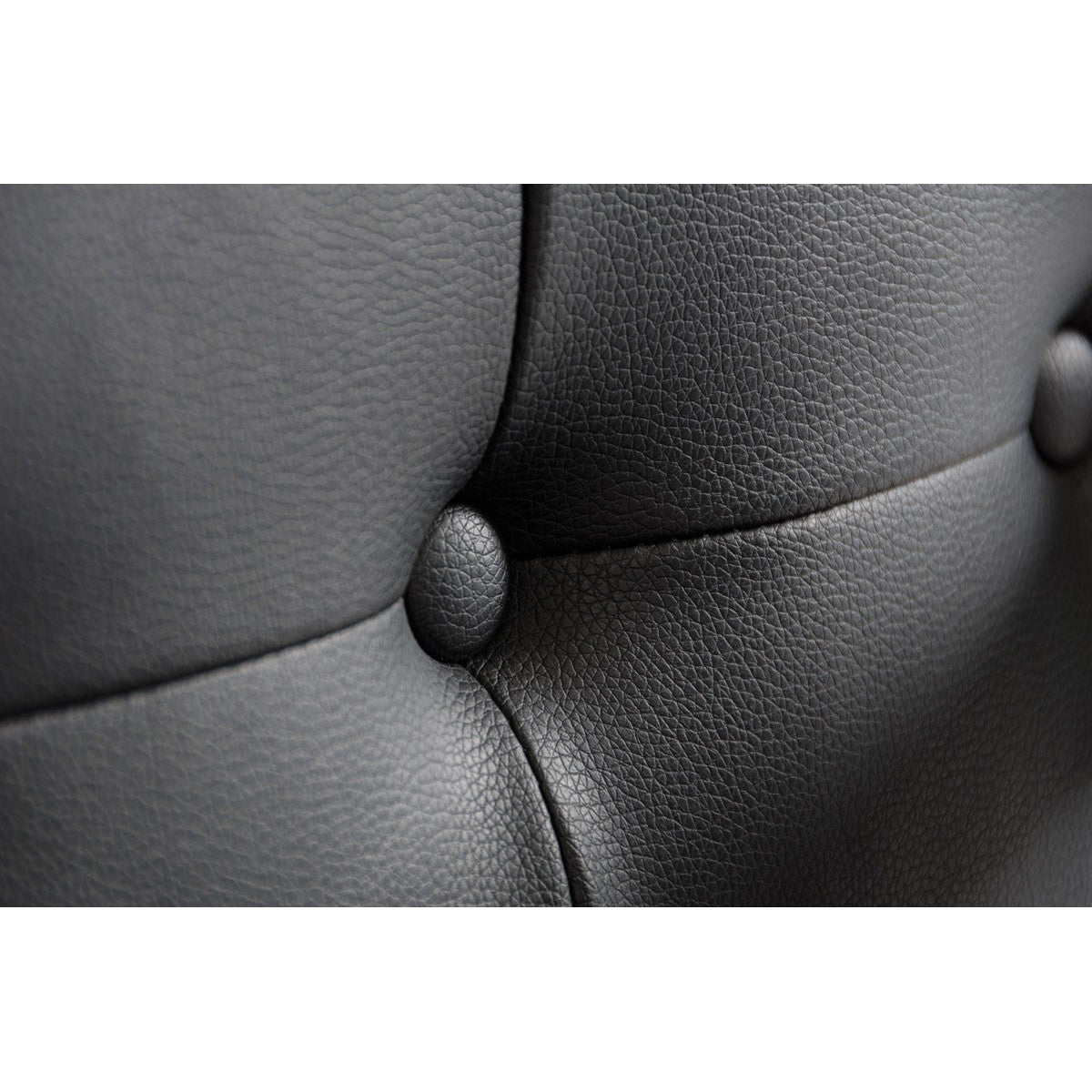 HomeRoots 35" Leatherette And Stainless Steel Dining Chair In Black