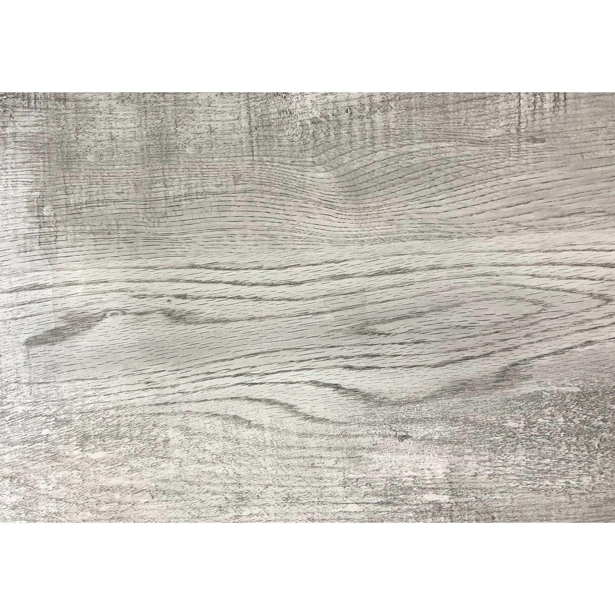 HomeRoots 36" x 48" 31" Greywithblack Reclaimed Wood Particle Board And Metal Dining Table