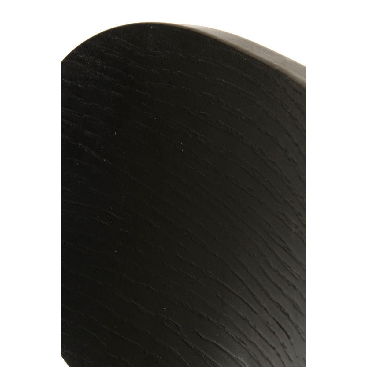 HomeRoots 38" Metal And Wood Bar Stool In Black And Gun Metal Finish