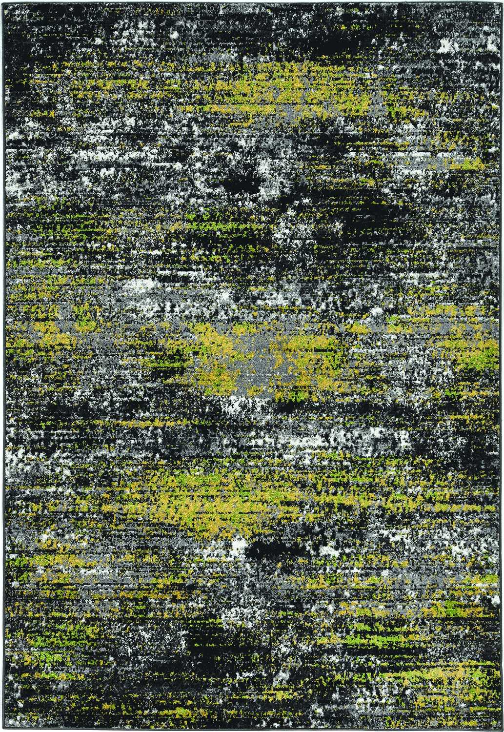 HomeRoots 5' x 8' Grey Abstract Area Rug