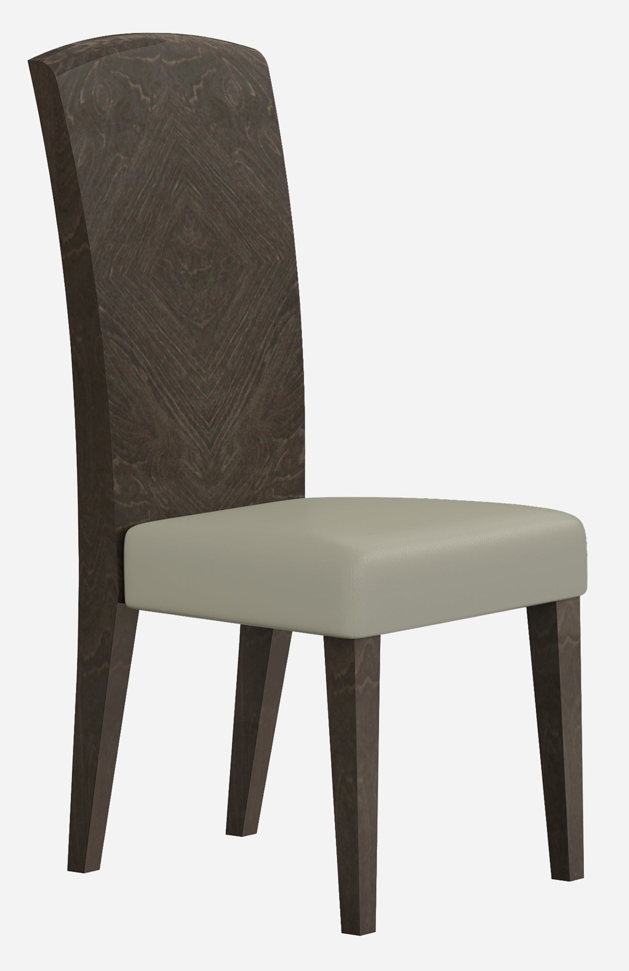HomeRoots 57" x 64.5" x 130.5" Gray Dining Table And 6-Piece Chair Set