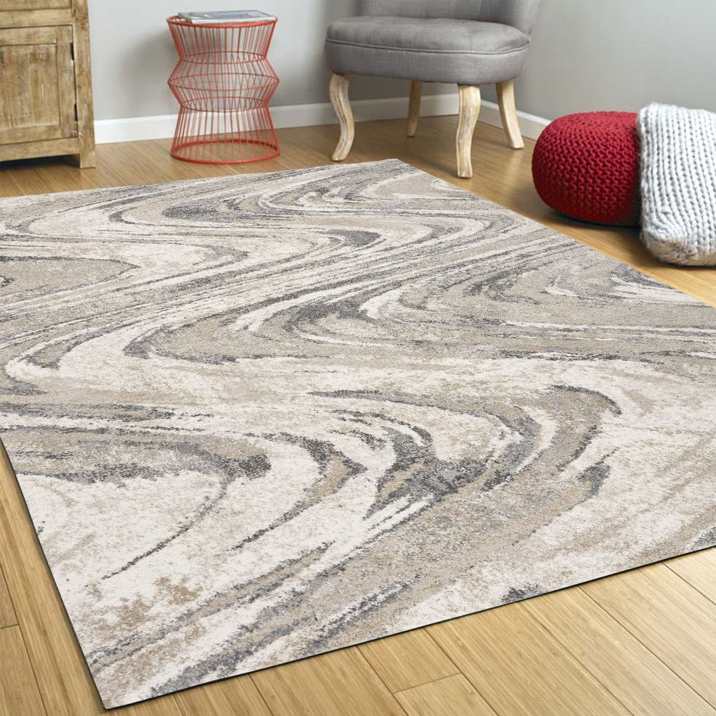 HomeRoots 8' x 13' Polypropylene Natural Area Rug