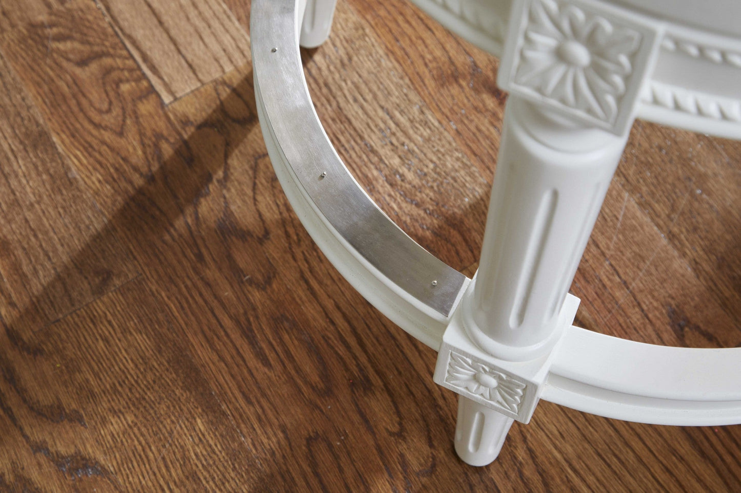 HomeRoots Modern Farmhouse White Counter Height Bar Stool