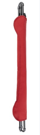 HomeRoots Modern Indoor And Outdoor XL Folding Lounge Chair in Red Finish