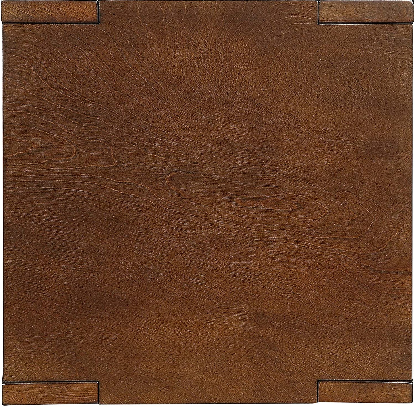 HomeRoots Open Look End Table With Espresso Wood Finish