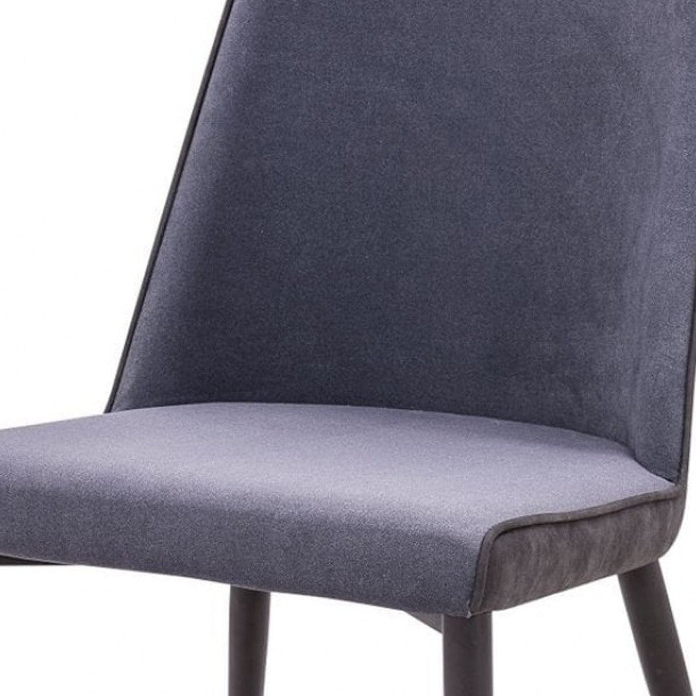HomeRoots Set of 2 Dark Gray Modern Dining Chairs