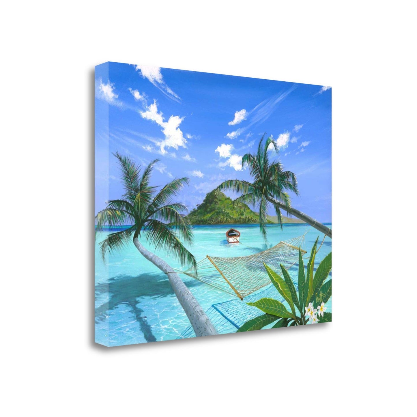 HomeRoots Tropical Paradise 1 Giclee Wrap Canvas Wall Art
