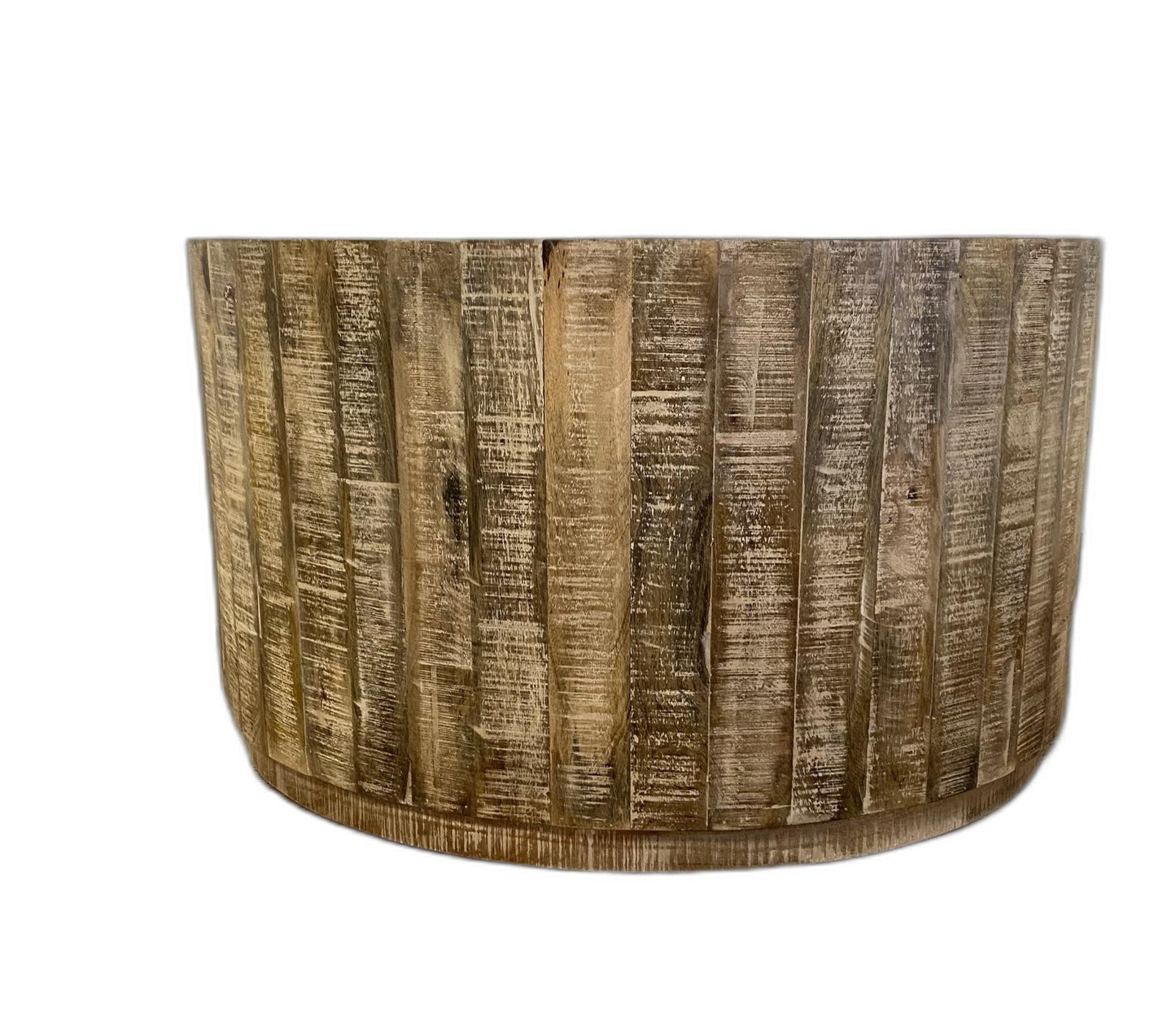 HomeRoots Updated Rustic Round Stump Coffee Table