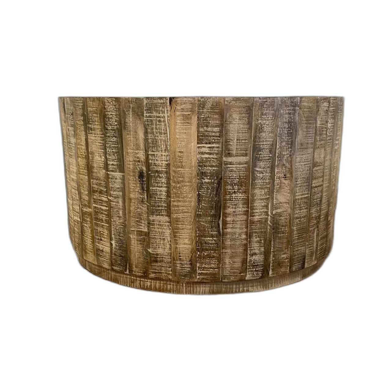 HomeRoots Updated Rustic Round Stump Coffee Table