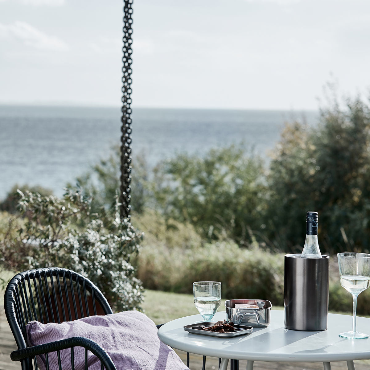 House Doctor 23 cm Boxit Lunch Box in Silver Finish