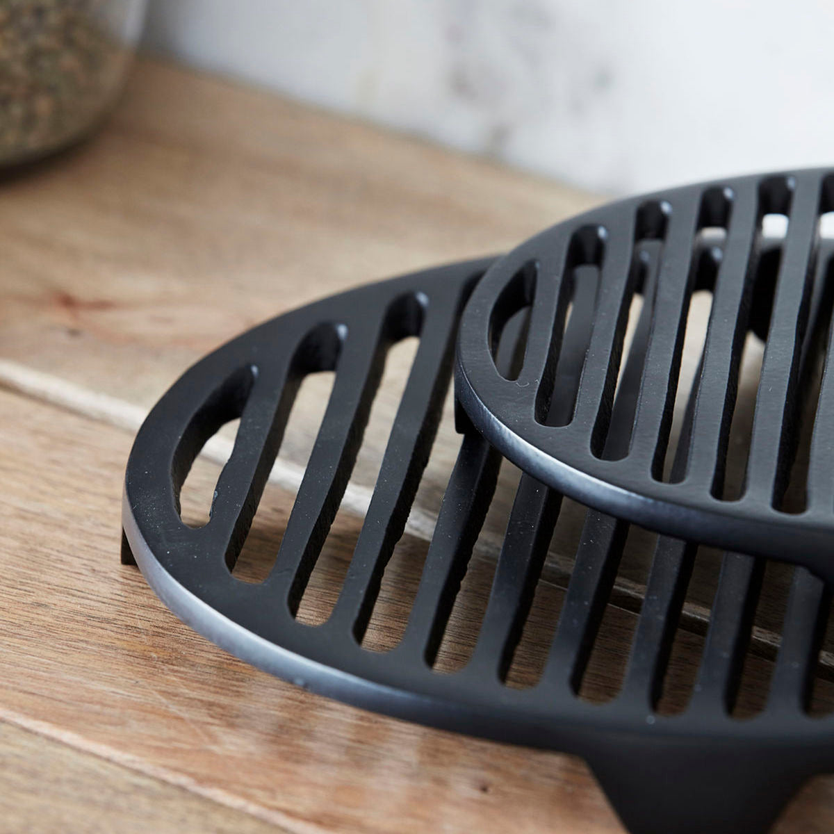 House Doctor Liv Trivet in Black Finish