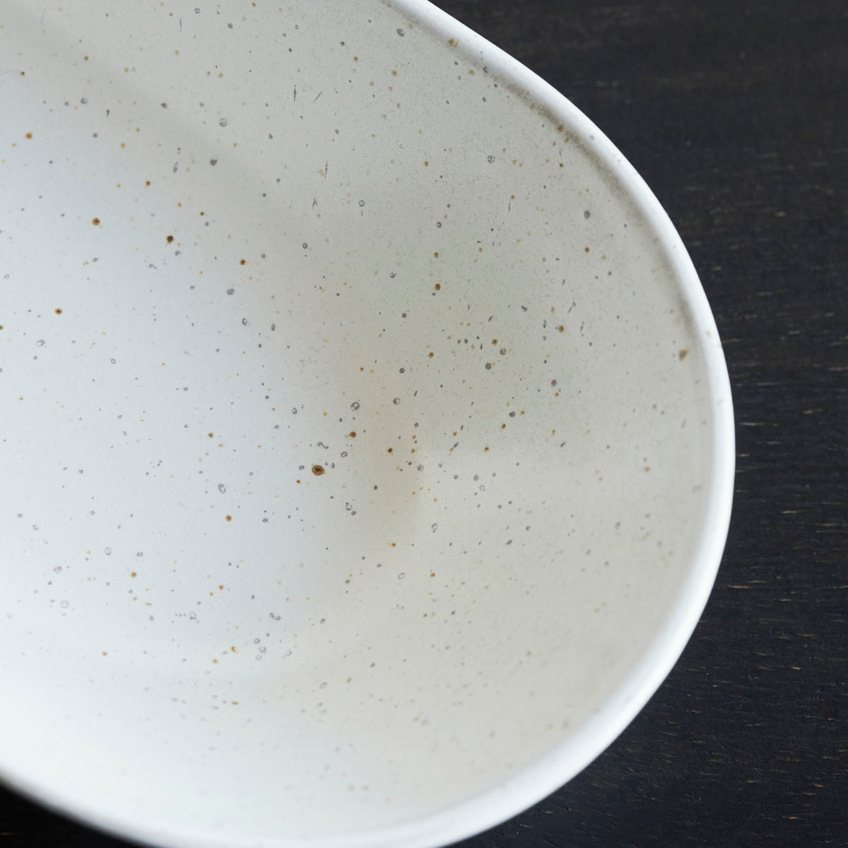 House Doctor Pion Serving Dish in Greyish White Finish