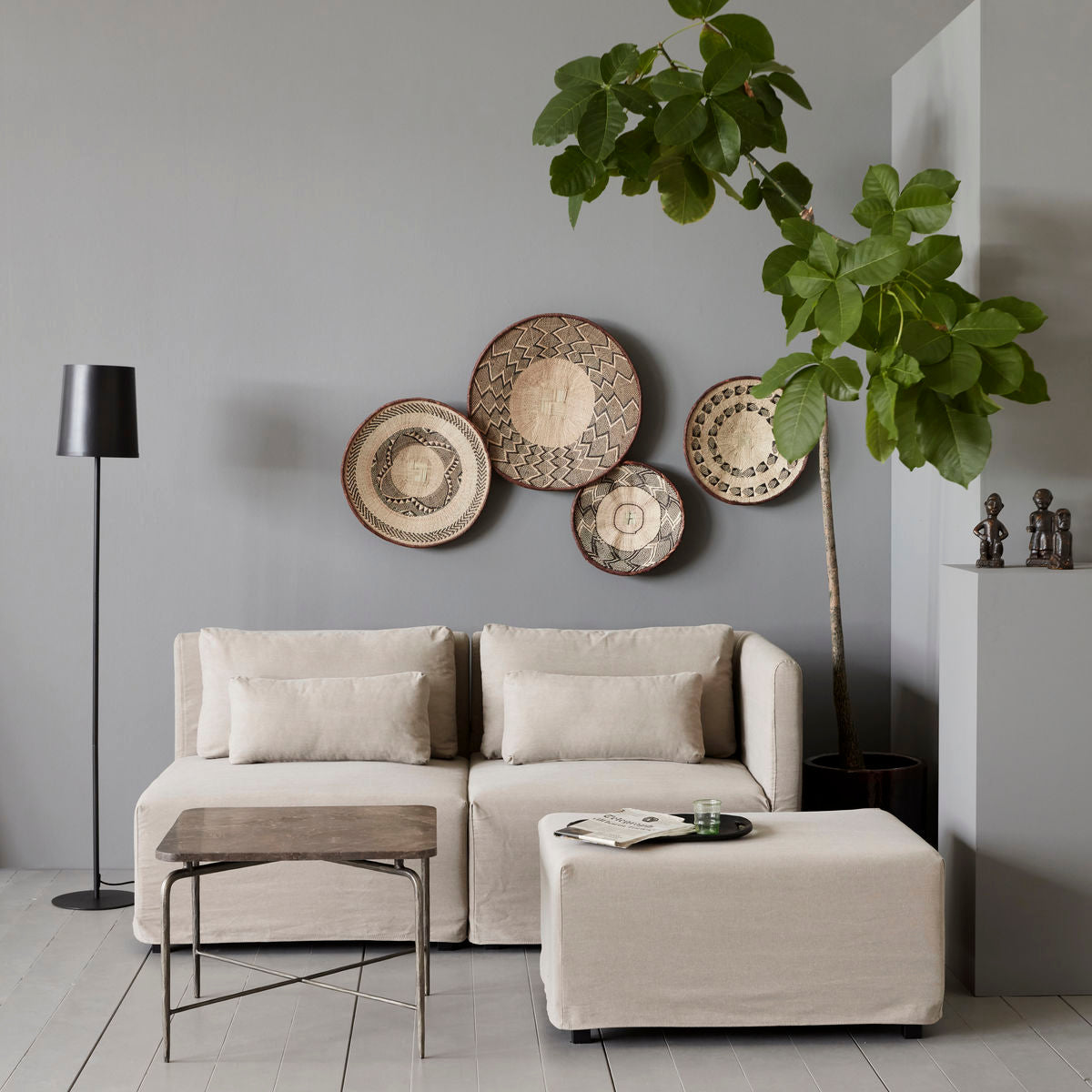 House Doctor Tonga Basket in Assorted Finish