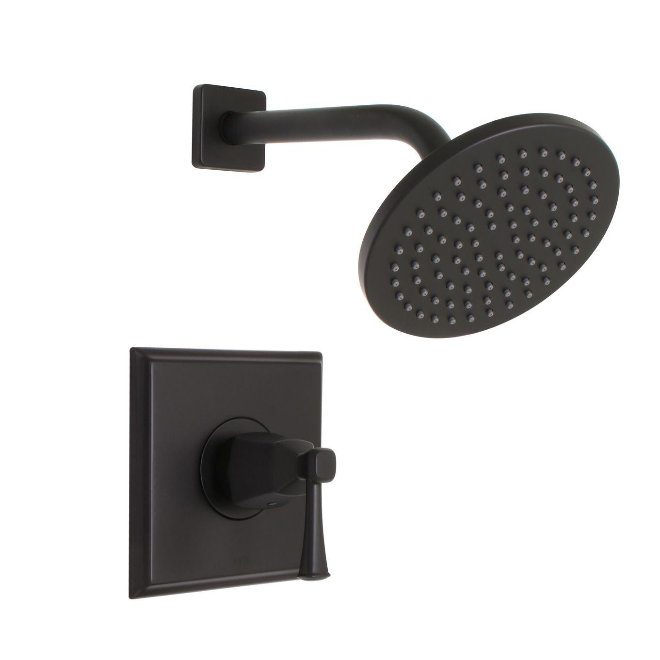 Huntington Brass Davenport Matte Black Shower Trim