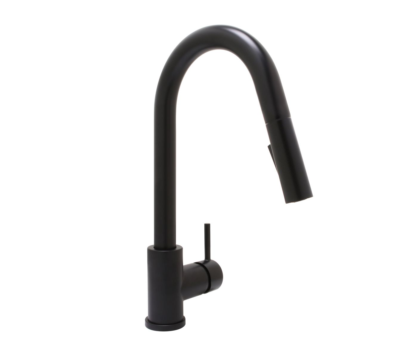 Huntington Brass Euro Arc Matte Black Pull Down Kitchen Faucet Kitchen Oasis