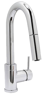 Huntington Brass Euro Bar/Prep 14" PVD Satin Nickel Kitchen Faucet by Chemcore Industries