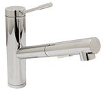 Huntington Brass Euro Pull-Out 8" PVD Satin Nickel Kitchen Faucet by Chemcore Industries