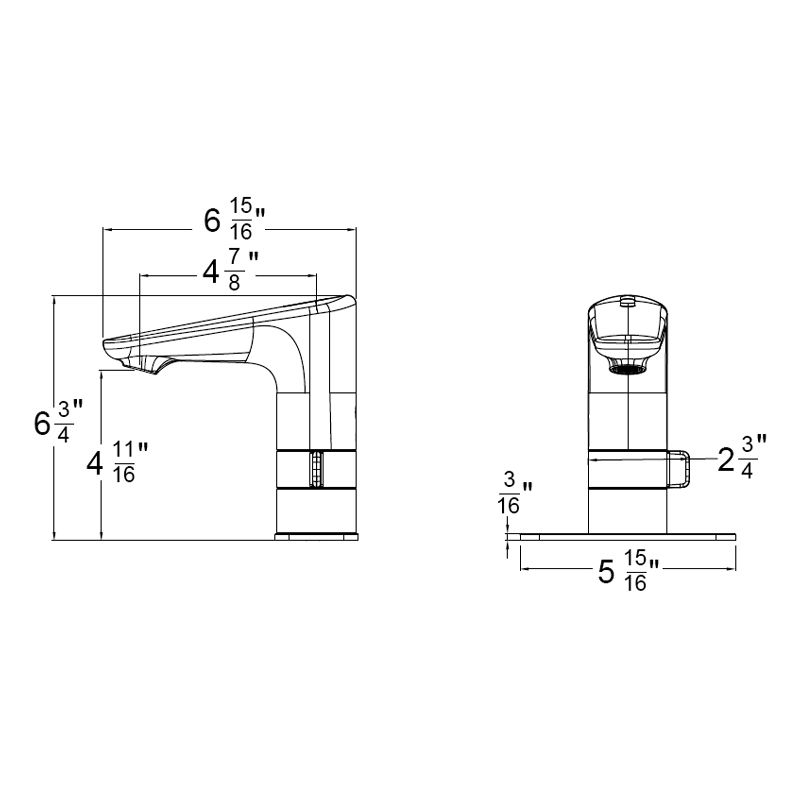 Huntington Brass IS Intellisense Matte Black Single Control Faucet