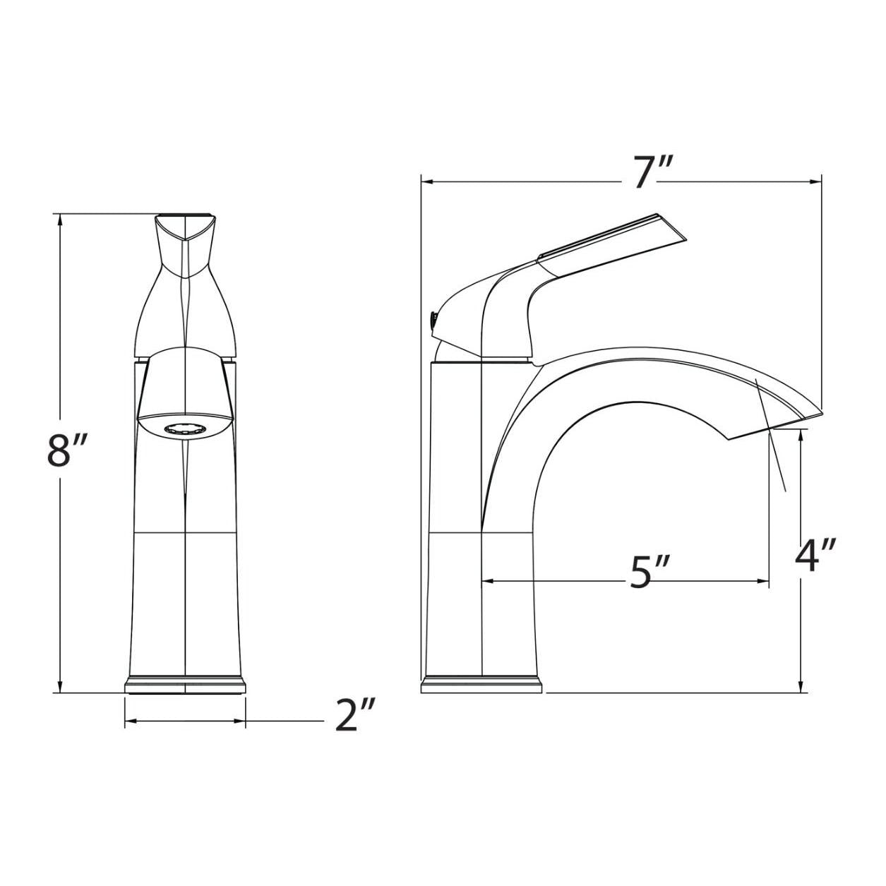 Huntington Brass Joy Polished Chrome Single Control Lavatory Faucet With Brass Style Pop-Up Drain Assembly