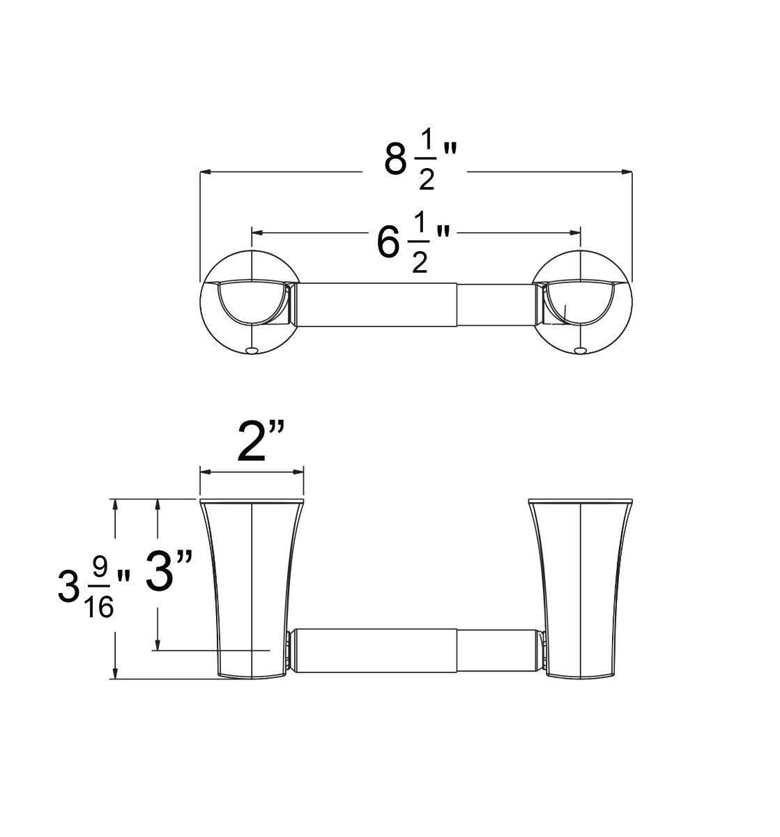 Huntington Brass PVD Satin Brass Toilet Paper Holder for Joy and Trend Series