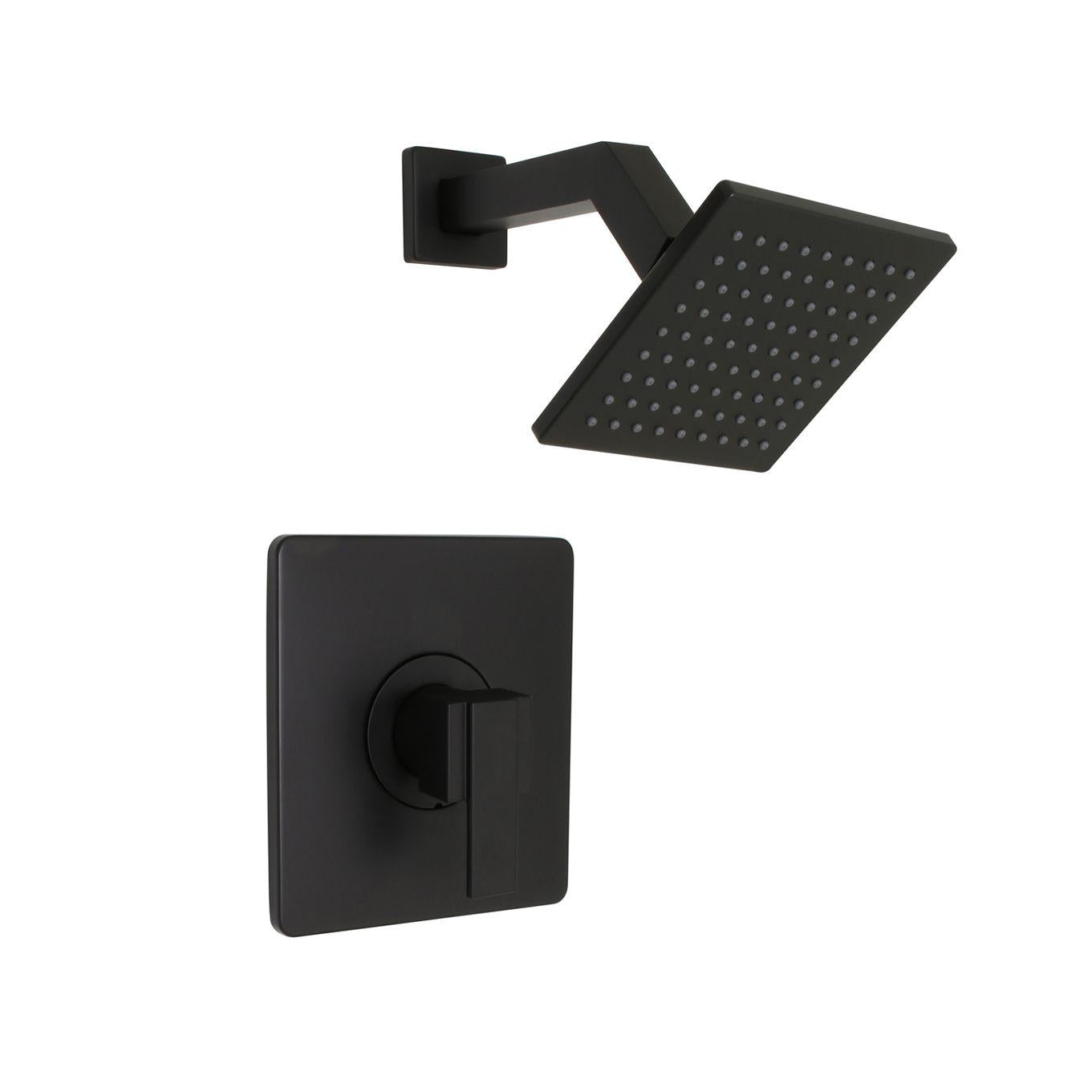 Huntington Brass Razo Matte Black Shower Trim Kit