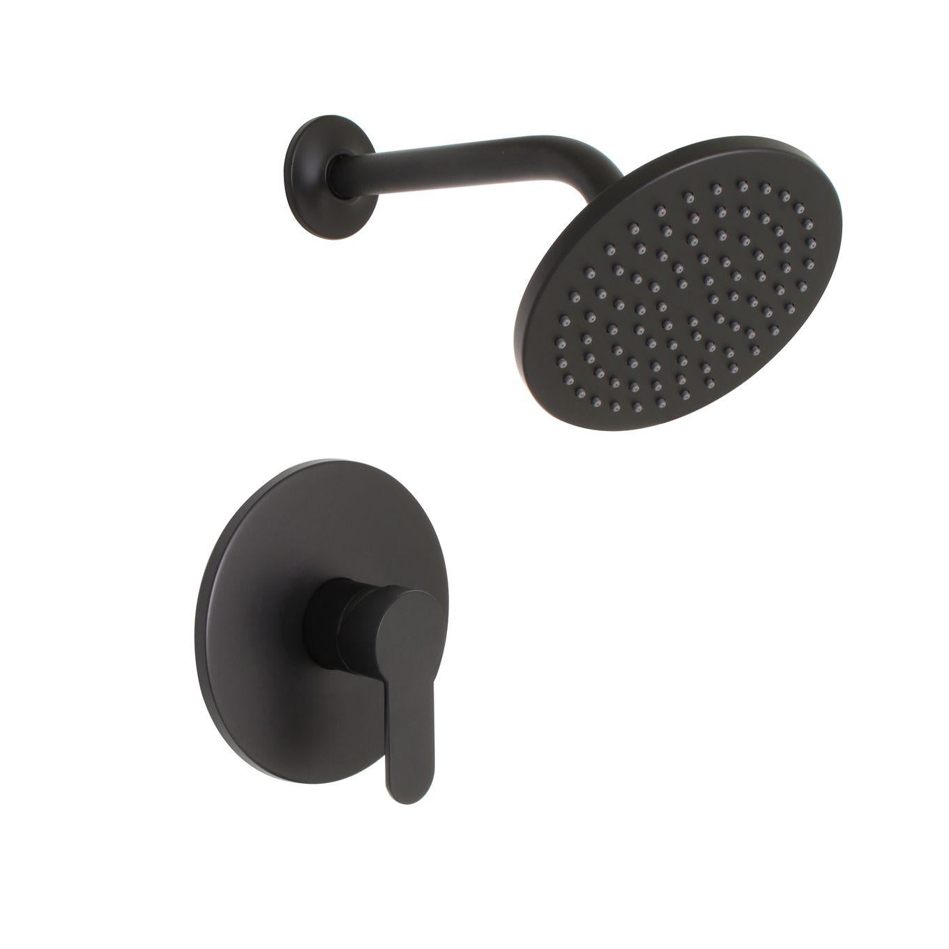 Huntington Brass Tazio Matte Black Shower Package