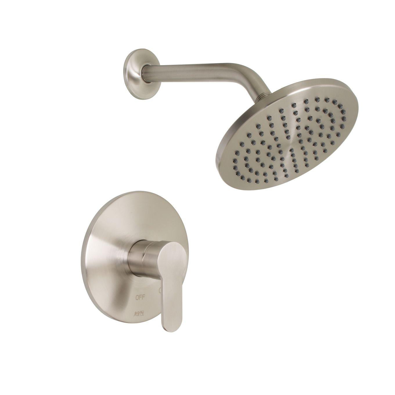 Huntington Brass Tazio PVD Satin Nickel Shower Package