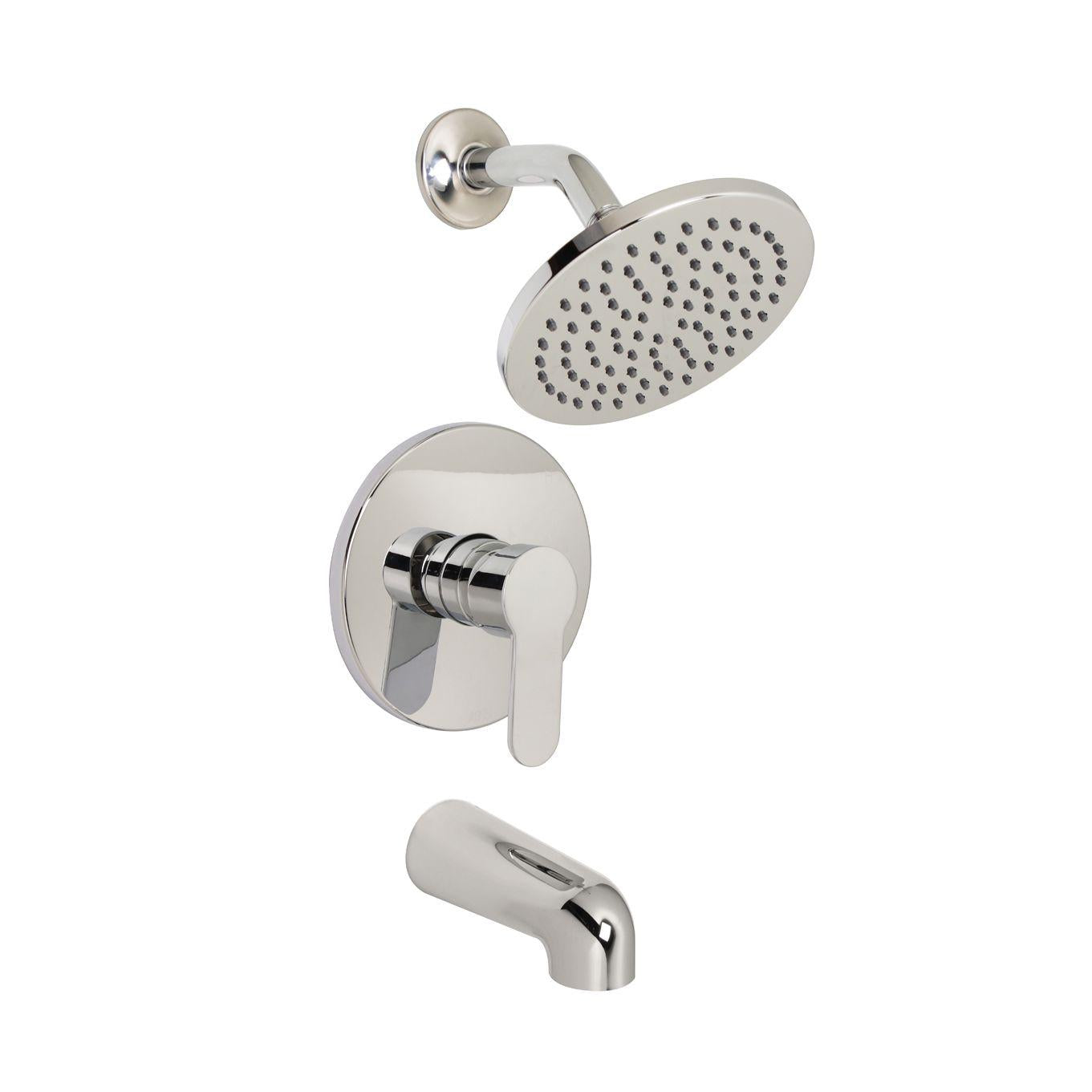 Huntington Brass Tazio Polished Chrome Tub and Shower Trim Kit