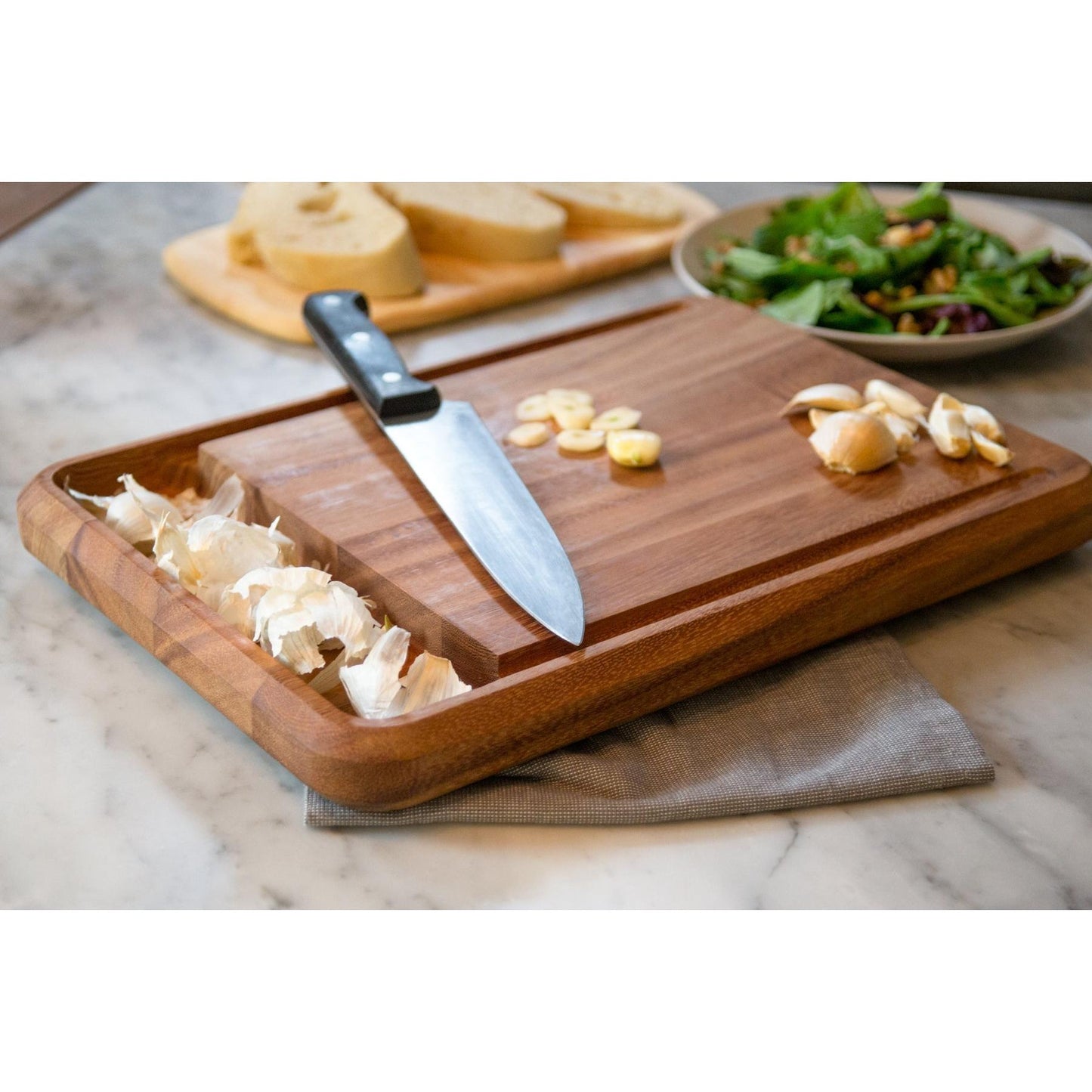 Ironwood Gourmet Acacia Wood Big Catch Cutting Board - (6 Pieces)