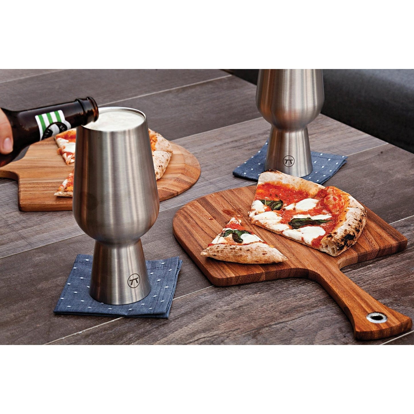 Ironwood Gourmet Acacia Wood Lucca Mini Pizza Peel - (12 Pieces)