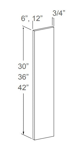 J&K Cabinetry 12" x 36" Wall Filler (WF1236)