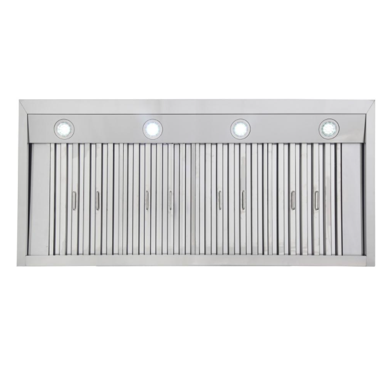 Kucht 48" Black Wall Mounted Range Hood