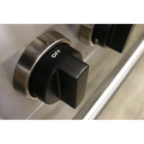 Kucht KFX Series 30" Natural Gas Range-Top With 4 Burners and Tuxedo Black Knobs