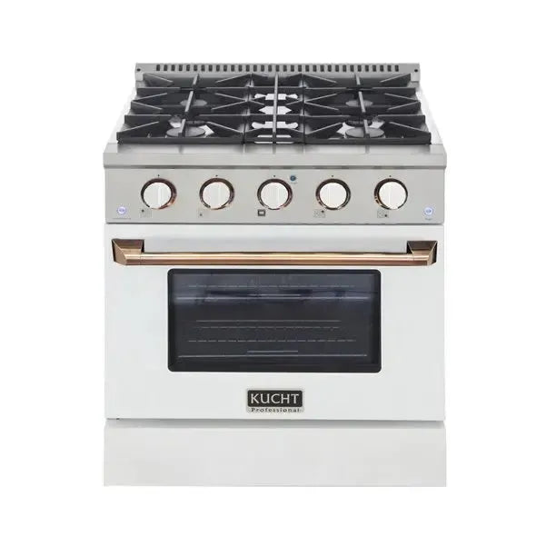 White gas stove with gold knobs hotsell