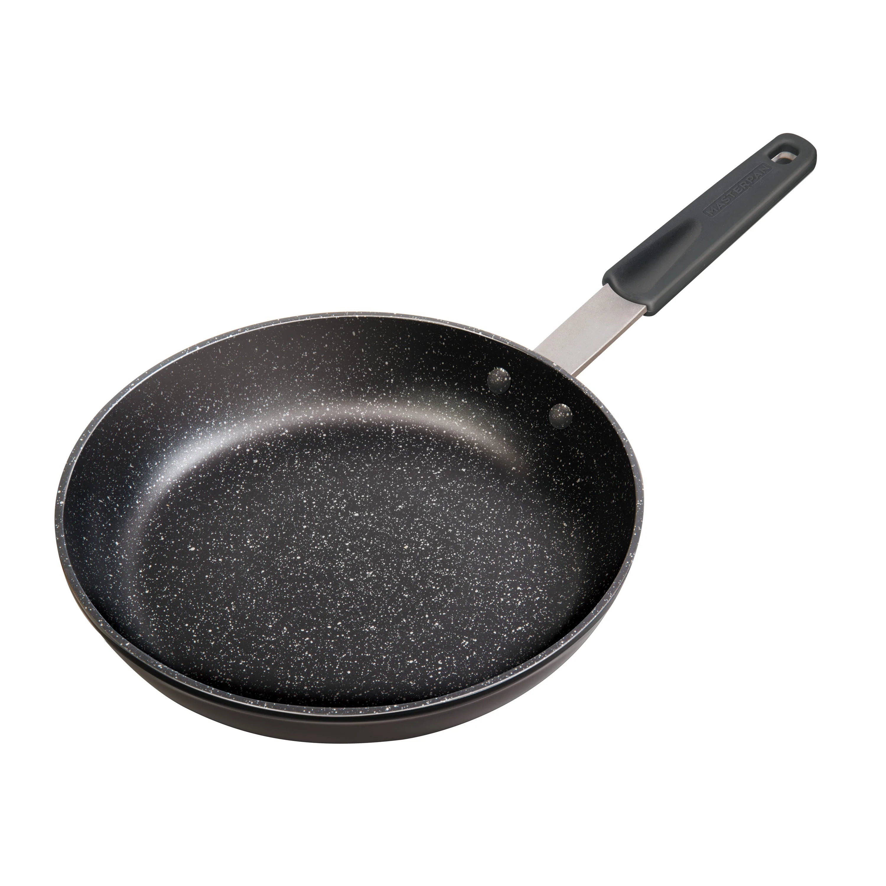 MasterPan Non-Stick 3 Section Meal Skillet, 11, Black