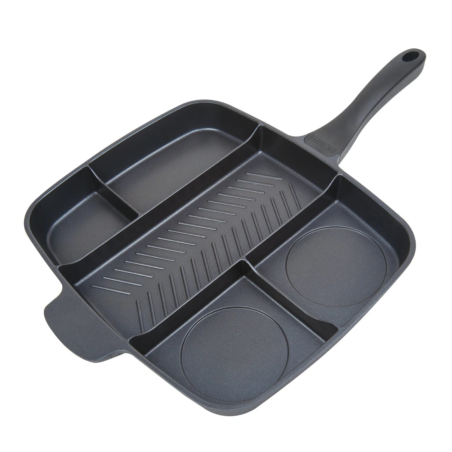 Non-Stick Multi-Egg Pan for Frying Eggs and Burgers - Aluminum Coated  Pancake Pan for Multi-Purpose Breakfast Cooking 