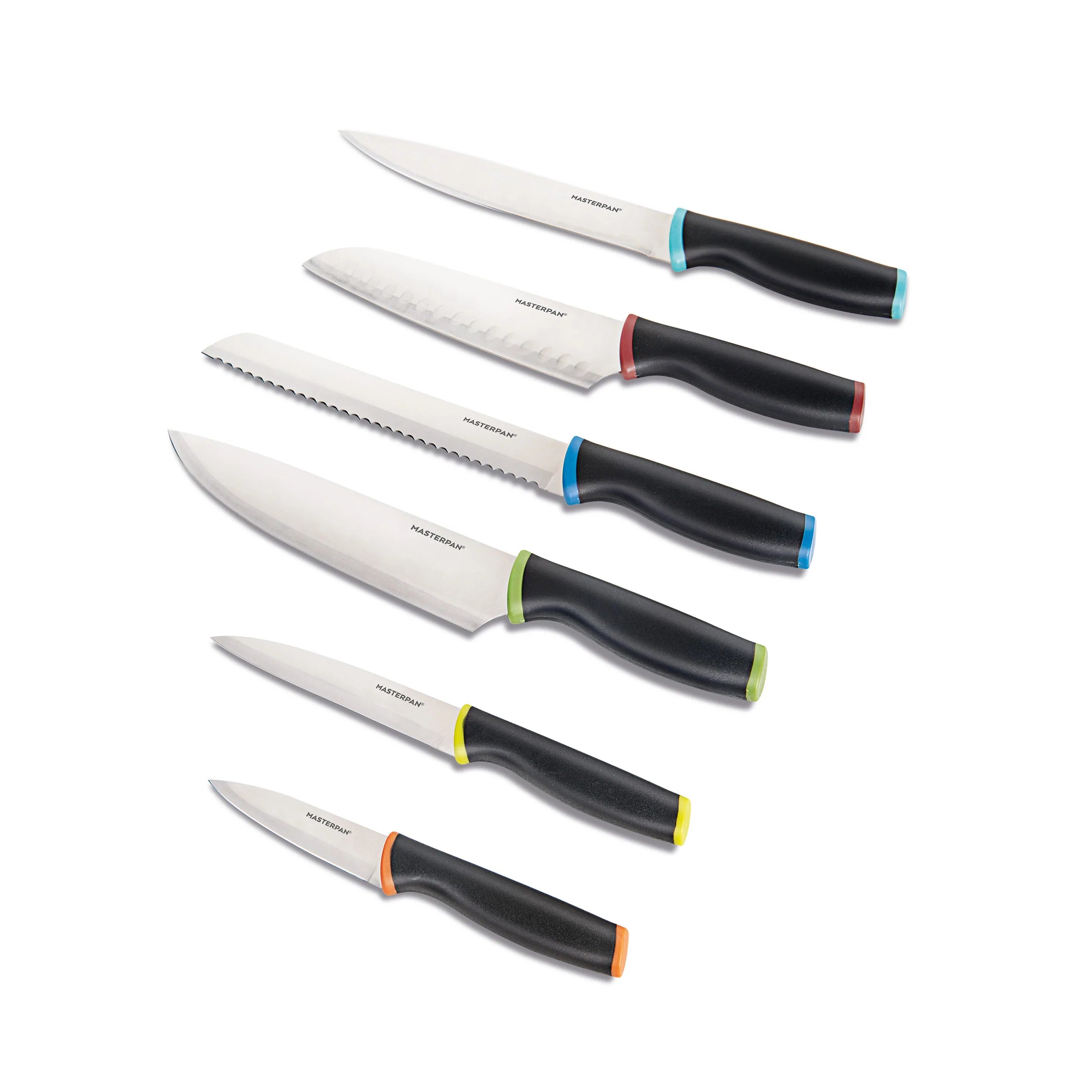 TPR Handle 3 Piece Ceramic Knife Set For Sale