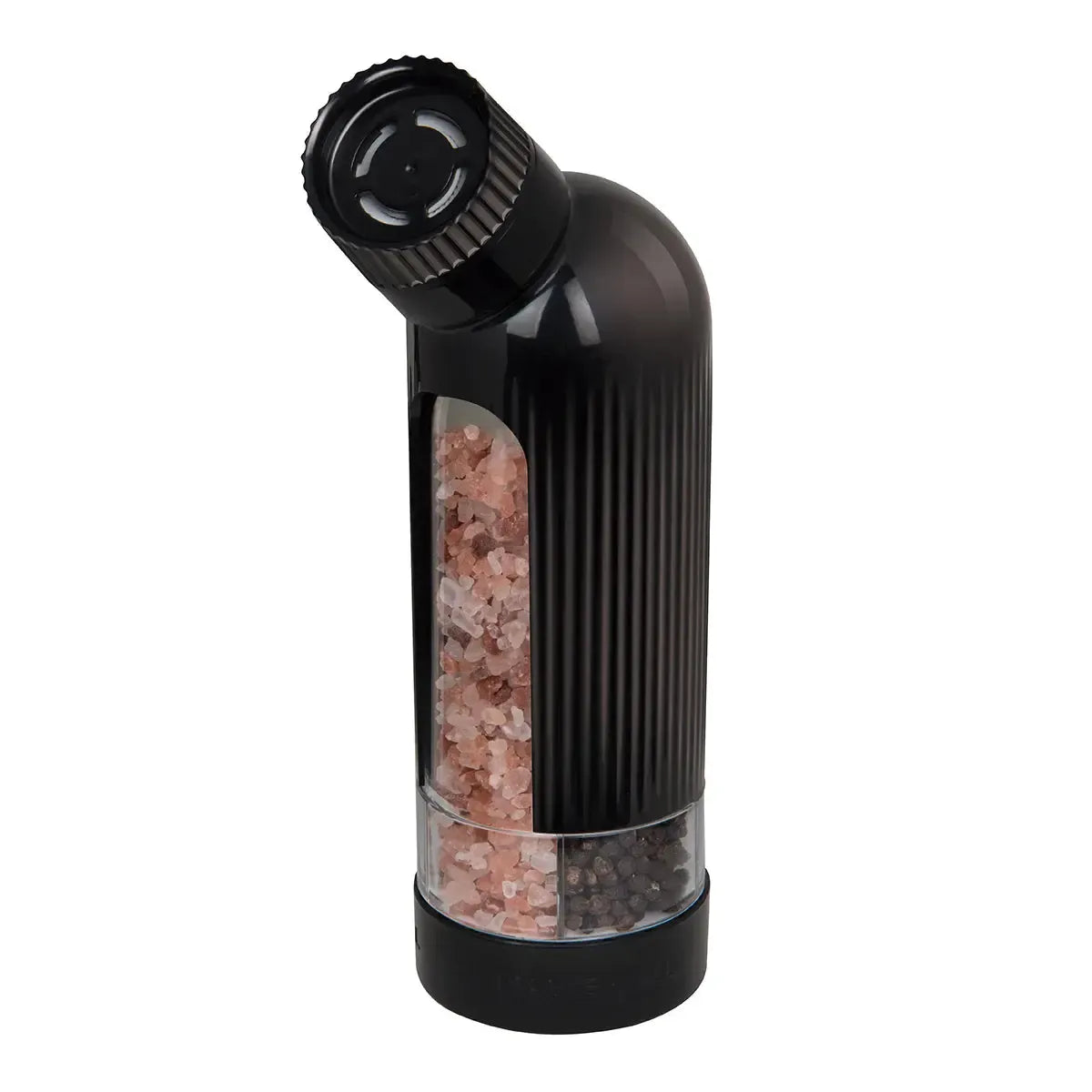 MASTERPAN Mastermill 9" 5-In-1 Black Multi Section Spice Grinder & Dispenser