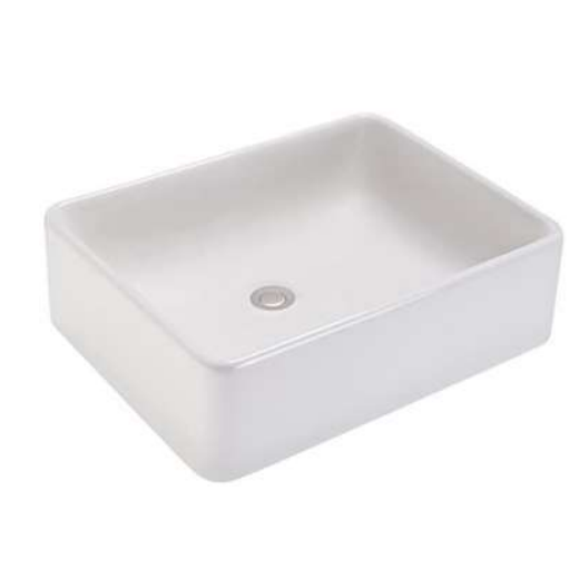 MONOPY Vessel Farm Style White Bathroom Sink