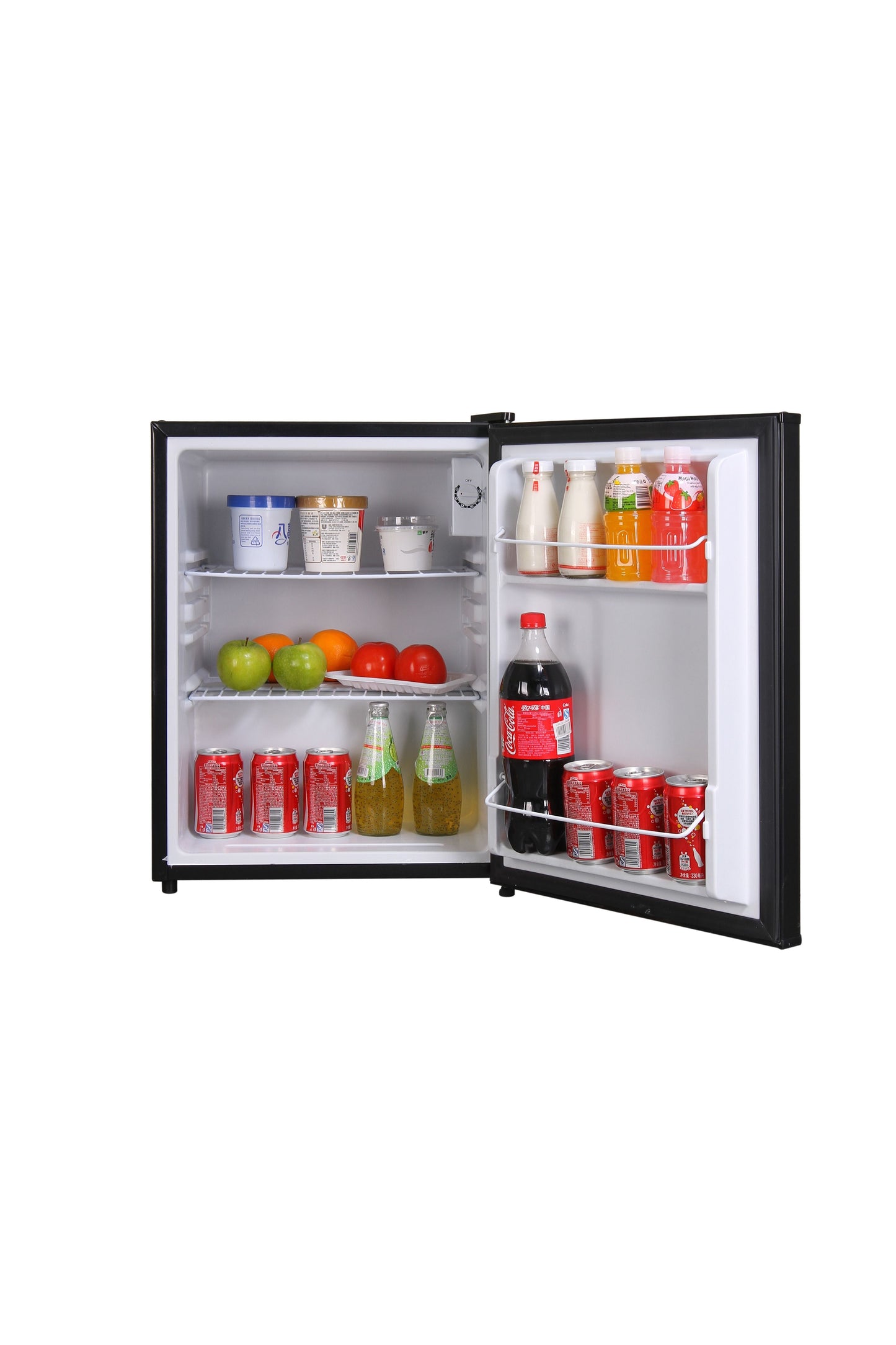 Magic Chef 19" W x 25" H 2.4 CU. Ft. Capacity Black Mini Refrigerator