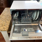 Magic Chef 22" W x 17" H White 6-Place Setting Countertop Dishwasher