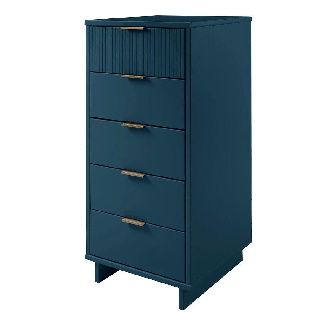 Manhattan Comfort Granville Tall 24" Modern Narrow Dresser With 5 Draw Kitchen Oasis Manhattan Comfort Granville Tall 24" Modern Narrow Dresser With 5 Draw Kitchen Oasis
