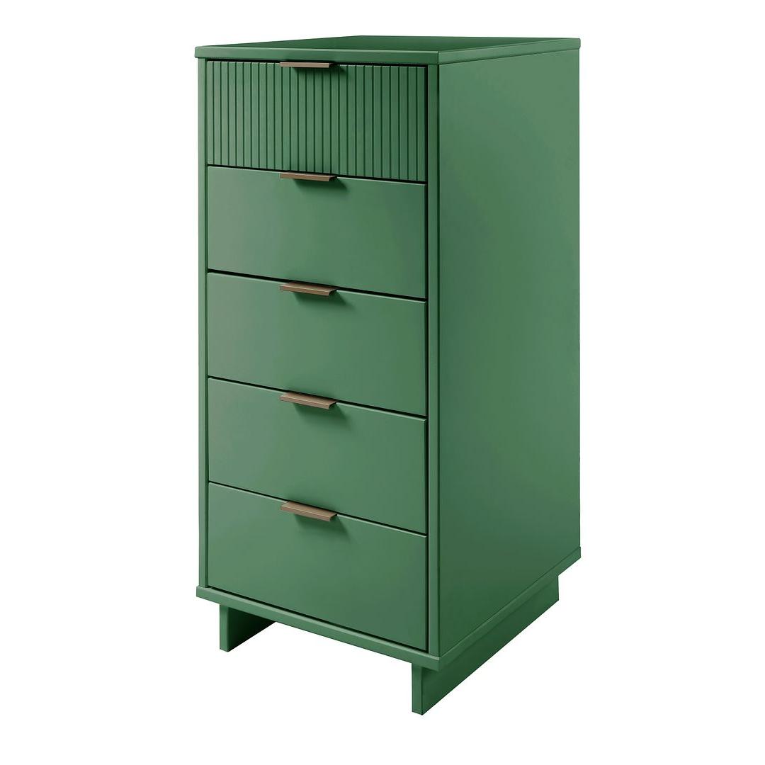 Manhattan Comfort Granville Tall 24" Modern Narrow Dresser With 5 Draw Kitchen Oasis Manhattan Comfort Granville Tall 24" Modern Narrow Dresser With 5 Draw Kitchen Oasis