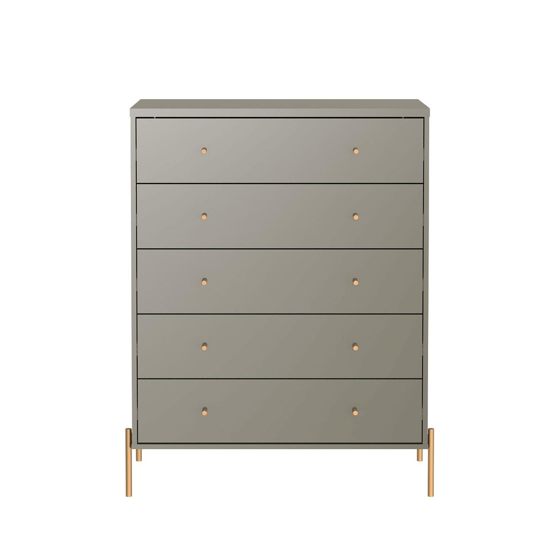 Manhattan Comfort Jasper 5.0 Gloss Gray Dresser With Gold Steel Legs –  Kitchen Oasis