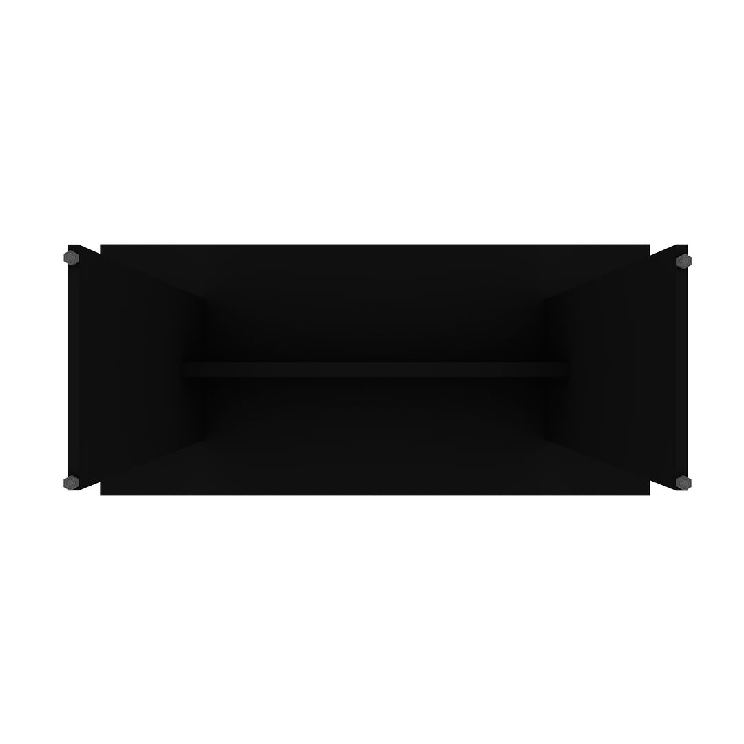 Manhattan Comfort Nomad 68" Black Modern Dining Table