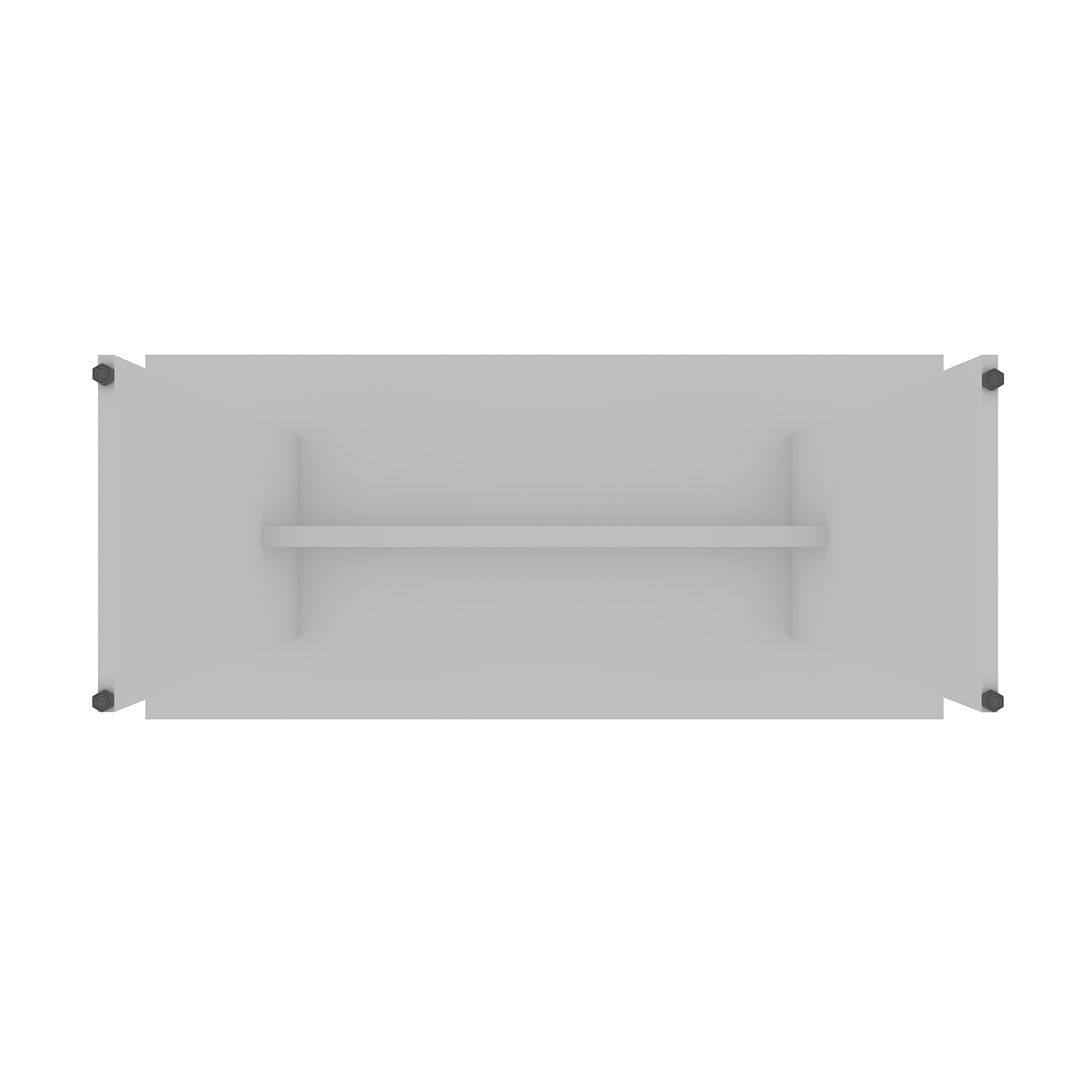 Manhattan Comfort Nomad 68" White Modern Dining Table